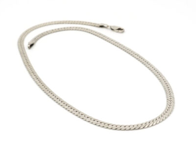 Halskedja manglad Pansar Silver S925