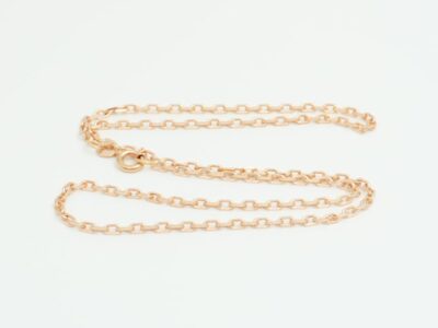 Halskedja Ankar Guld 18K 6,3g Längd 42cm Bredd 2mm