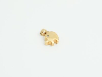 Hänge Elefant Guld 18K 4,6g med diamant