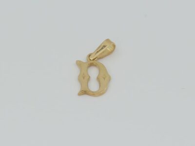 Hänge "D" Guld 18K 1,3g