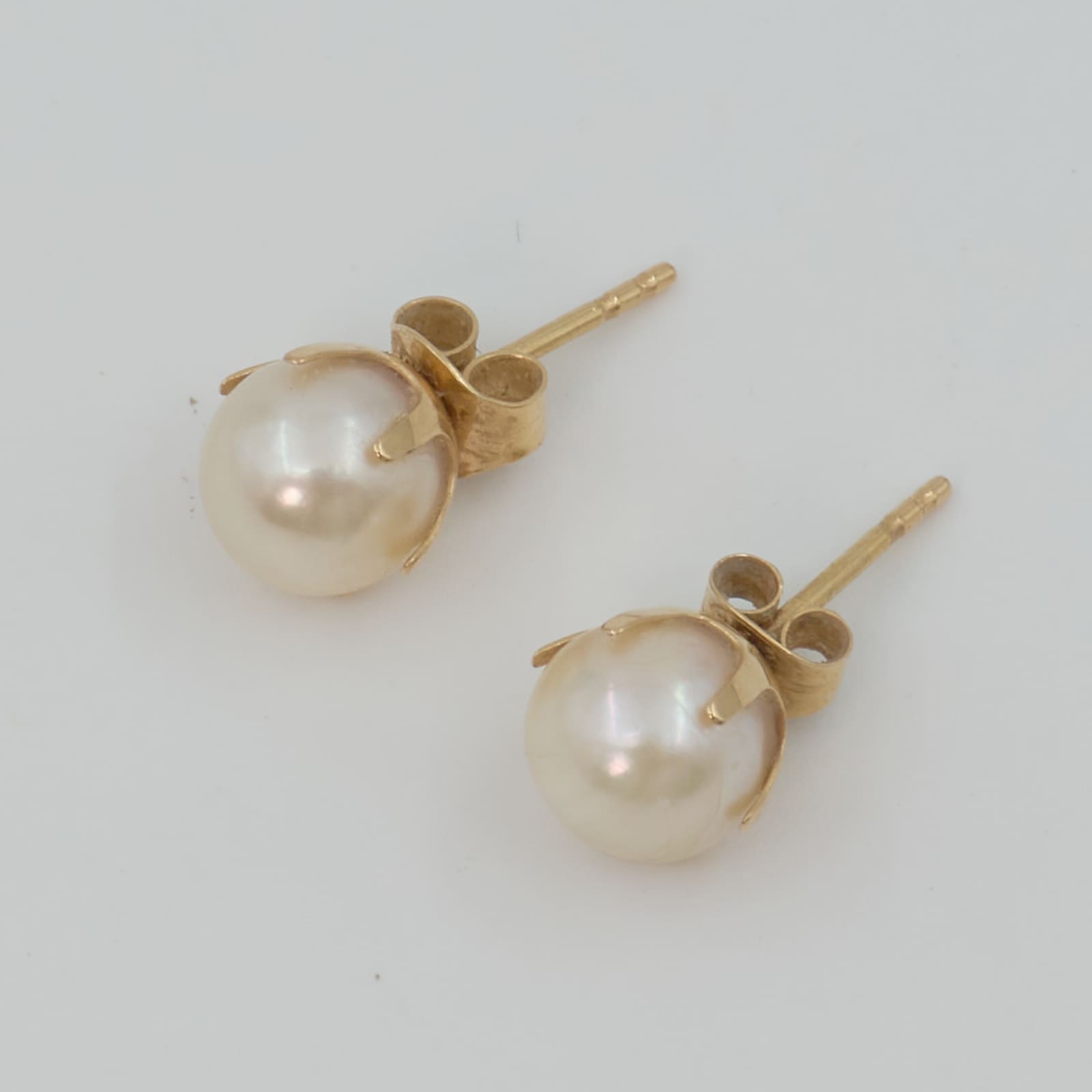 Pärlörhängen Guld 18K Brv 1,8g