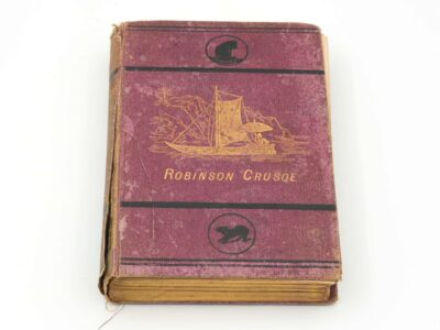 Robinson Crusoe Bok från 1872