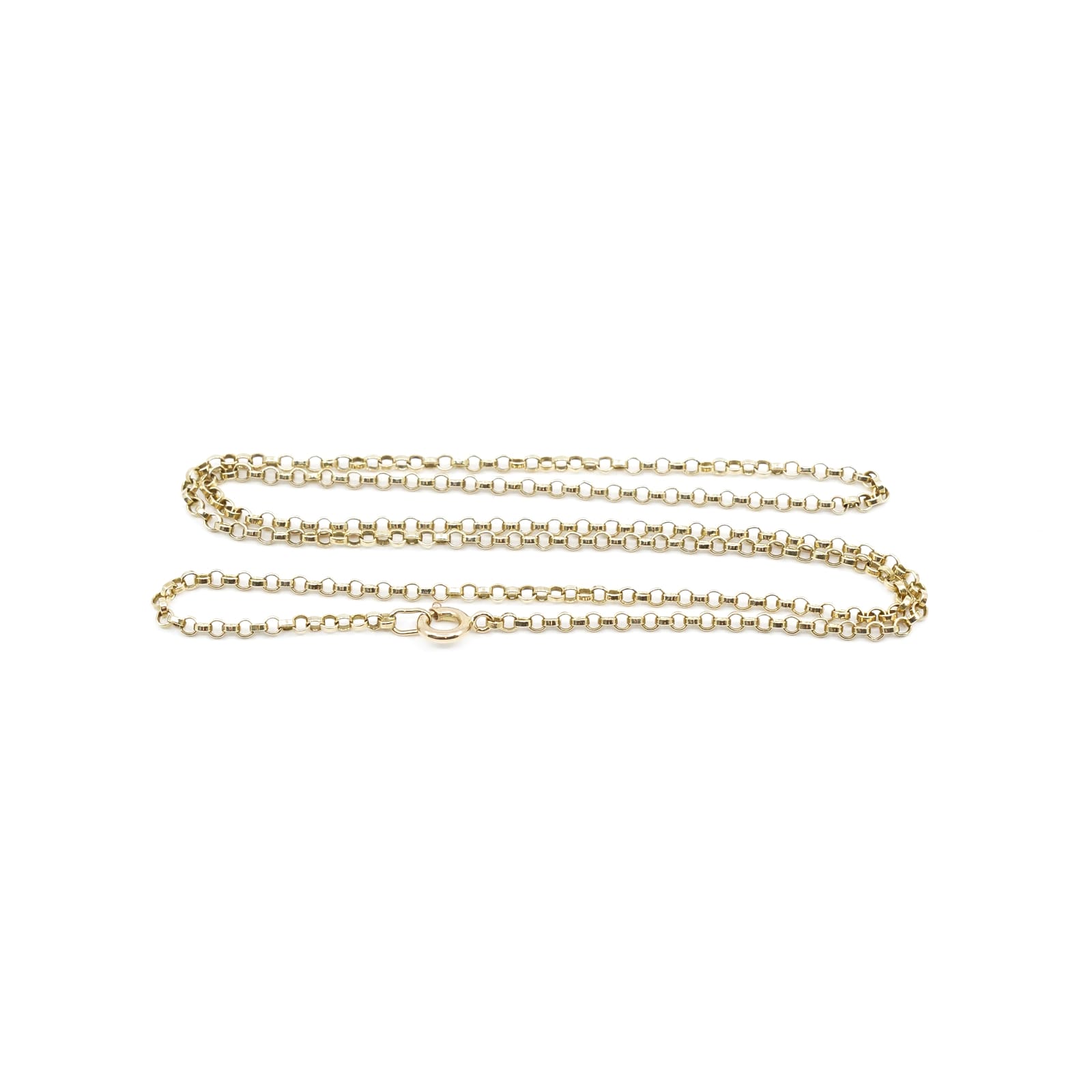 Halskedja Guld Ärtlänk 18K 46,6cm