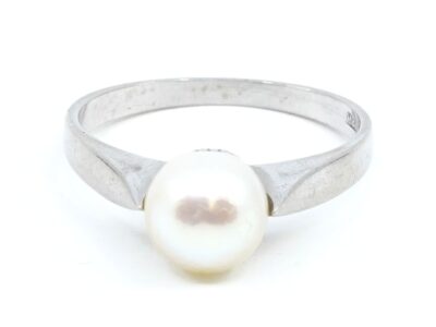 Ring Vitguld 18K