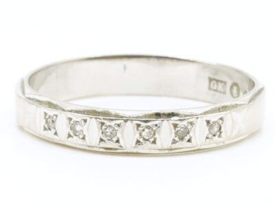 Ring Vitguld 18K
