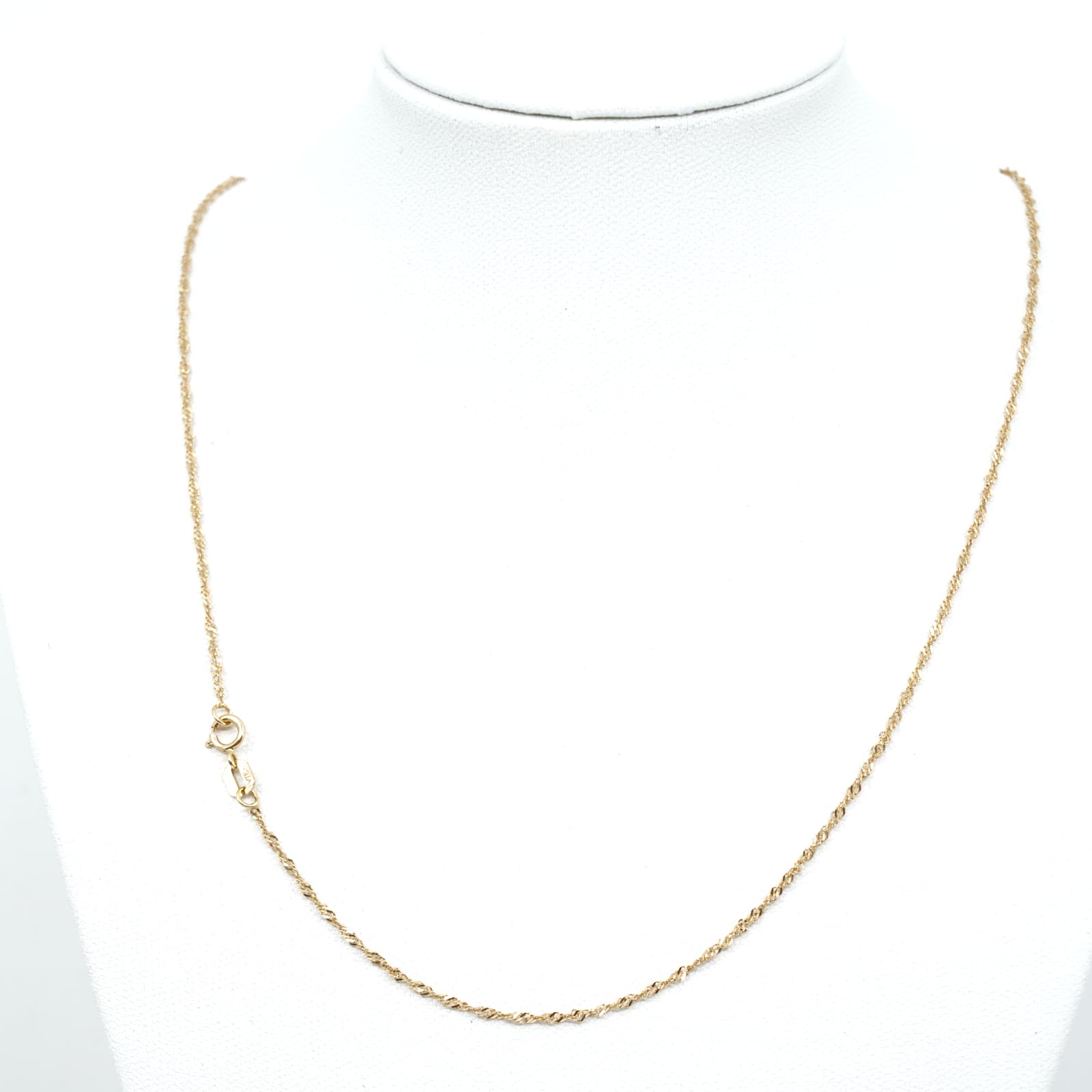 Halskedja Singapore Guld 18K