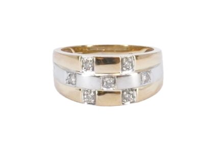 Ring 18K tvåfärgat