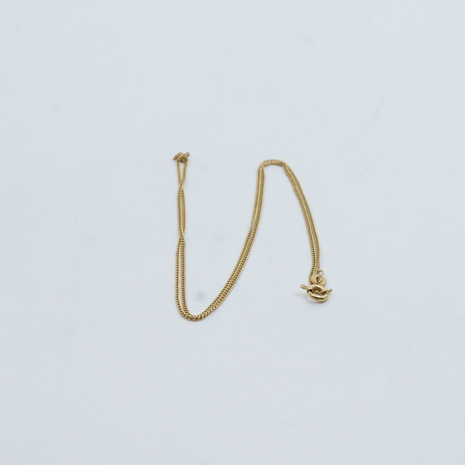 Halskedja pansar guld 18K