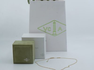 Collier vintage Alhambra med karneol Van Cleef & Arpels Guld 18K