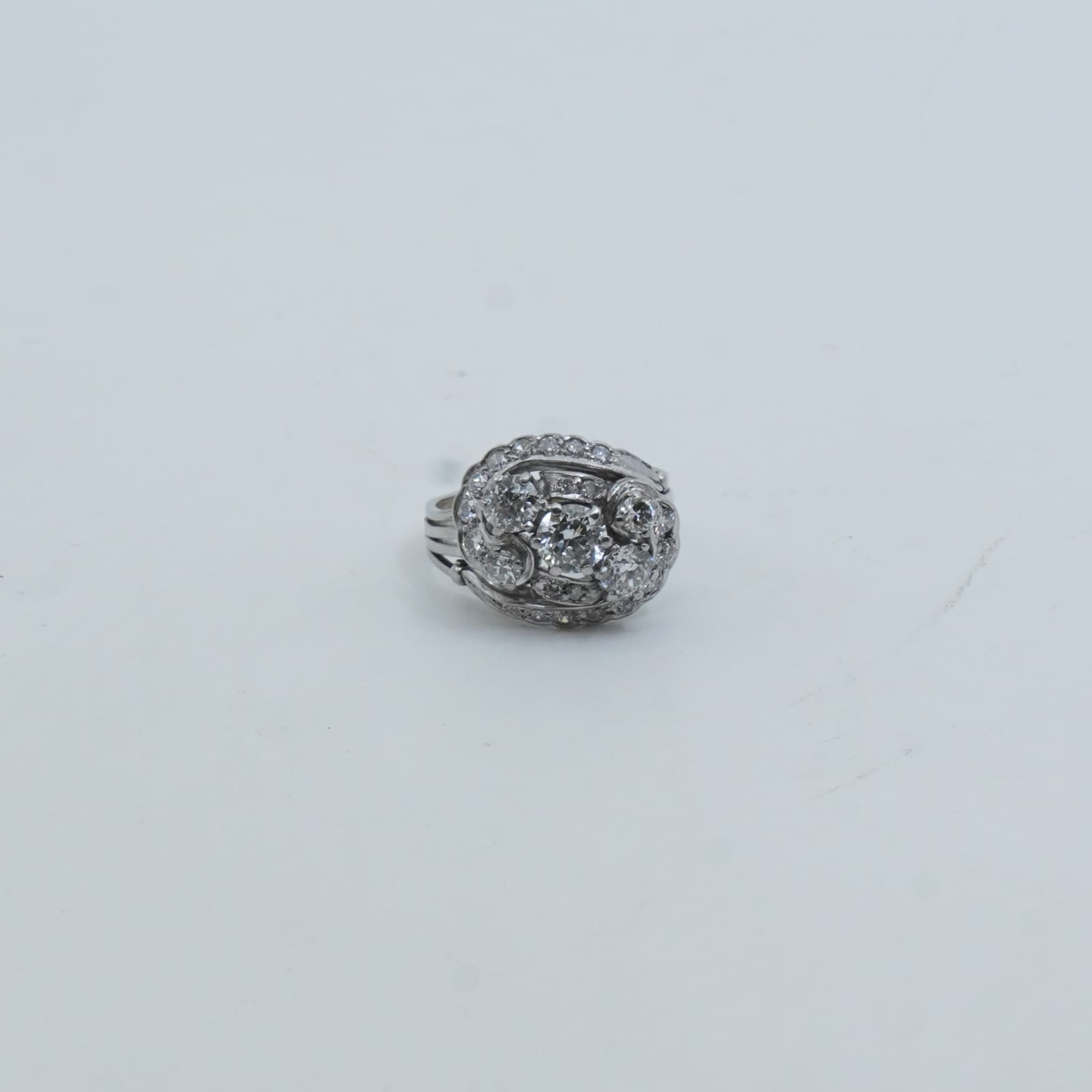 Ring Vitguld 18K