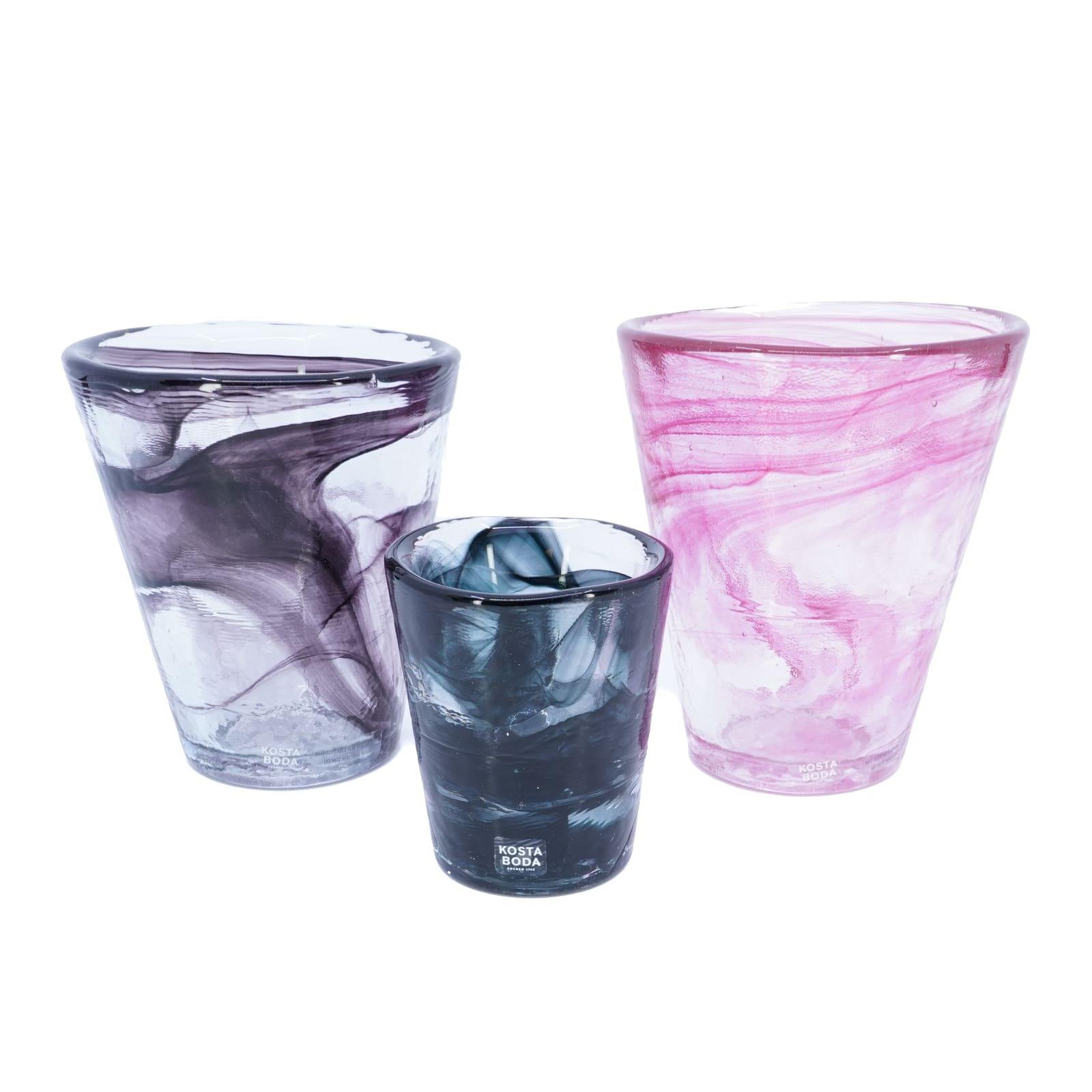 Glas 3st Kosta Boda Ulrika Hydman- Vallien "Mine".