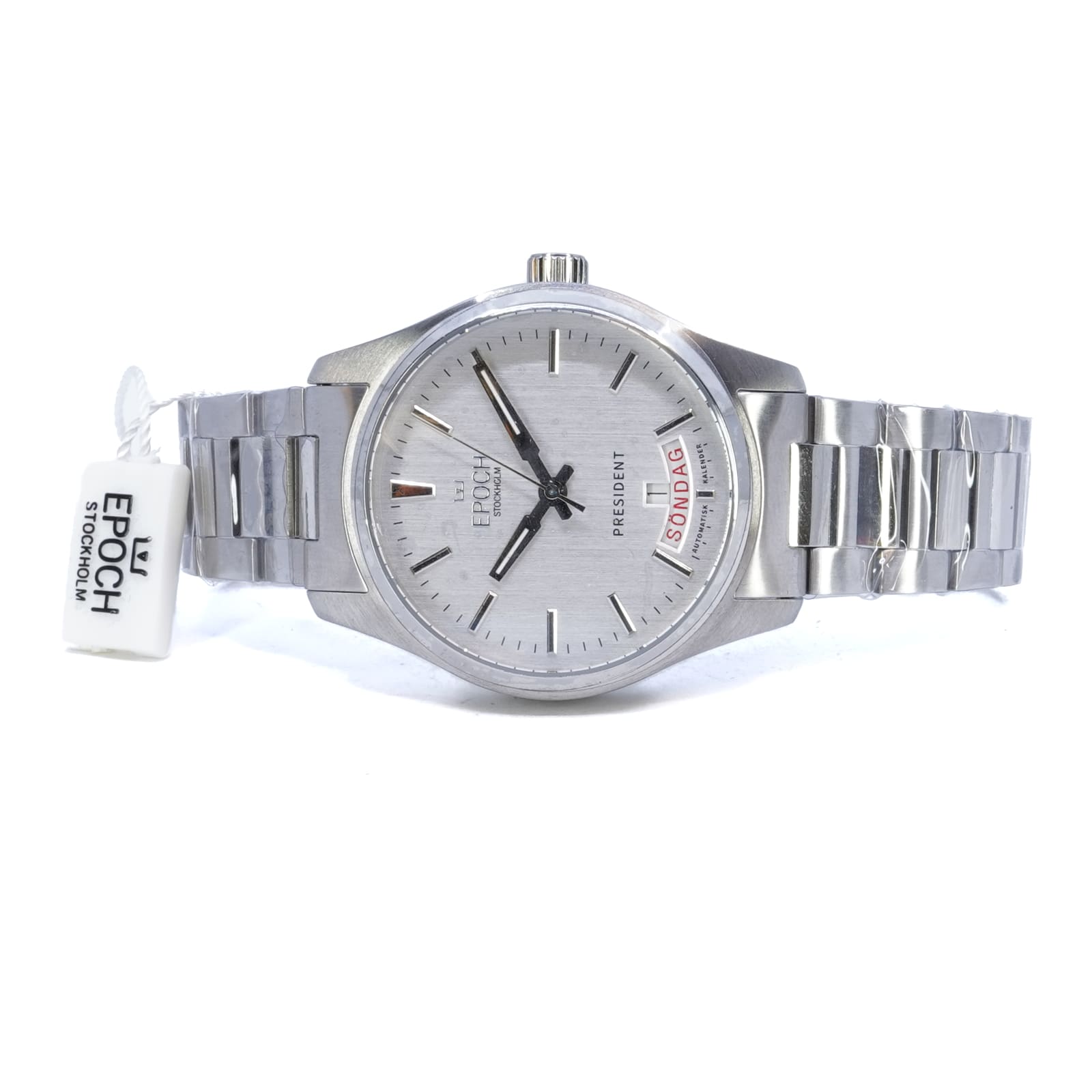 EPOCH President 40 mm stål automatisk – EP3501 – Nyskick 2024