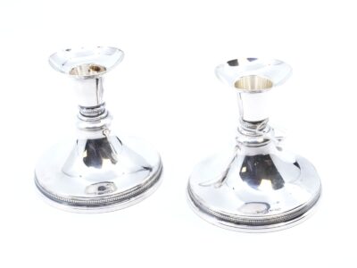 Ett par ljusstakar silver S830