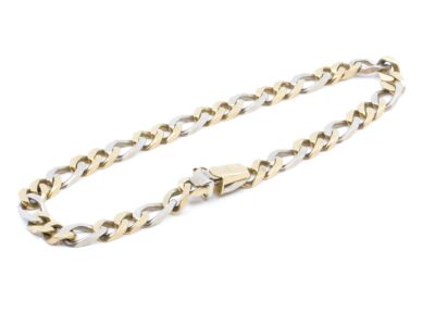 Armband Figaro Tvåfärgad 18K