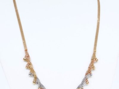Collier treradig Kullänk