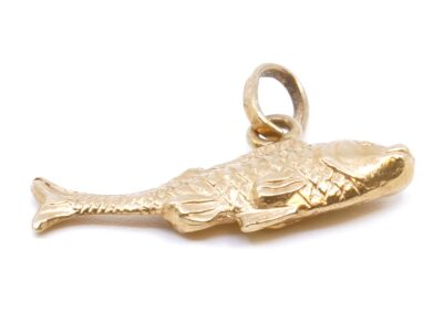 Hänge/berlock "Fisk" Guld