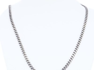 Halskedja Pansar Silver