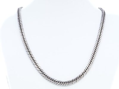 Halskedja Pansar Silver