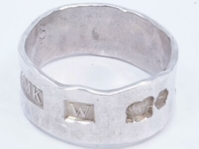 Ring i sterlingsilver S925 - Handtillverad av Silver & Design Mariette Kivinen Ø21