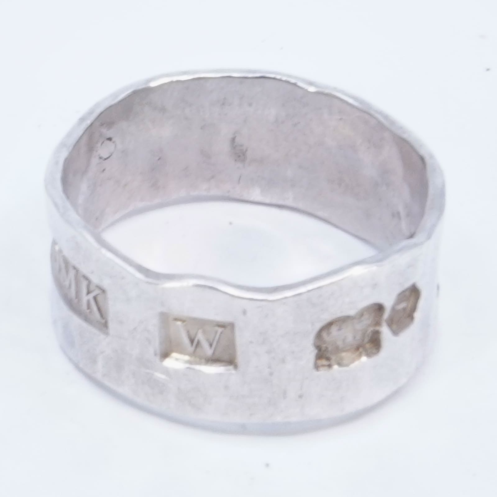 Ring i sterlingsilver S925 - Handtillverad av Silver & Design Mariette Kivinen Ø21