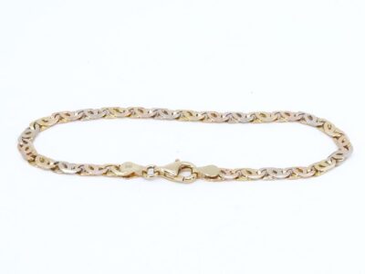 Armband 18K trefärgat