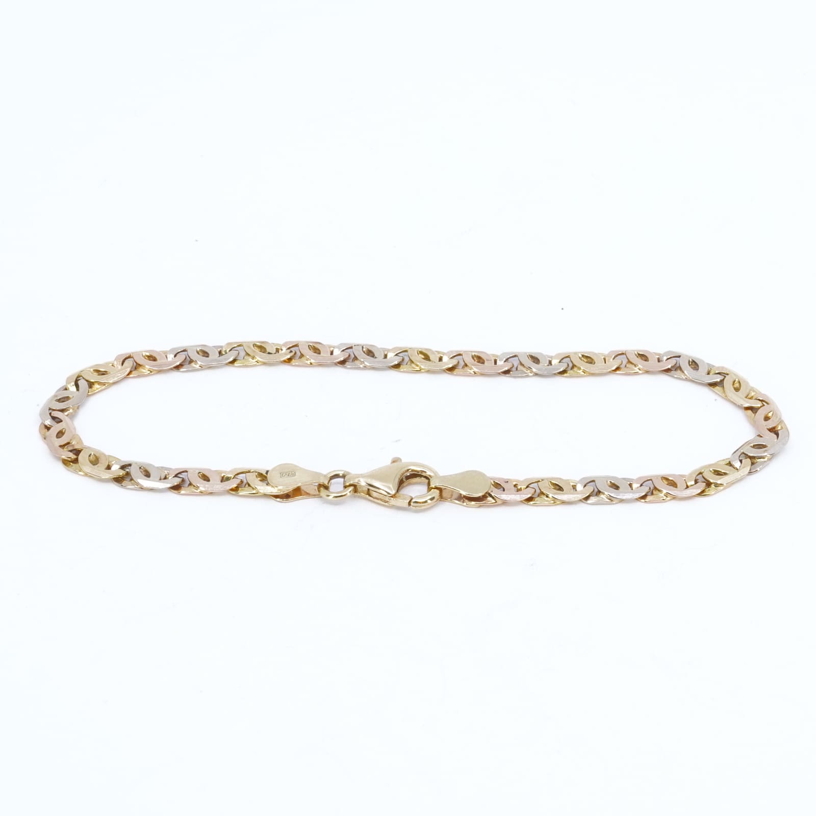 Armband 18K trefärgat