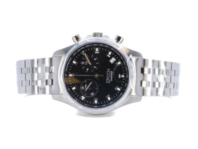 Epoch President Chronograph Black 40 mm - EP3300