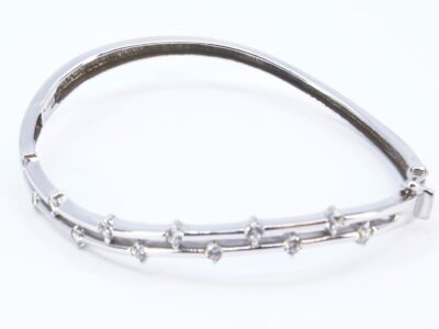 Armring 14K vitguld,