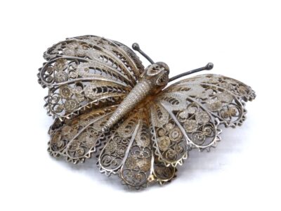 Brosch Silver "Fjäril"