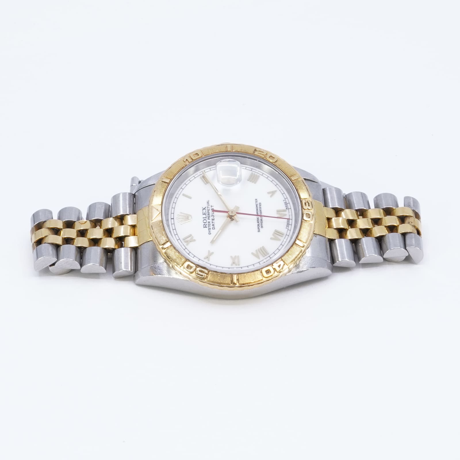 Rolex Oyster Perpetual Datejust, "Turn O' Graph" 36mm certifikat och box