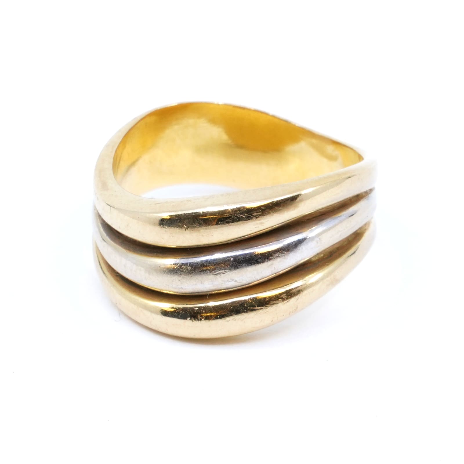 Ring Guld Tvåfärgad18K