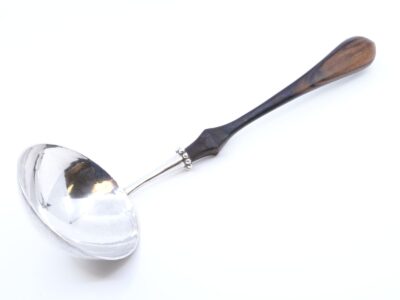 Soppslev med trähandtag Sterlingsilver - Birgitta Holmgren
