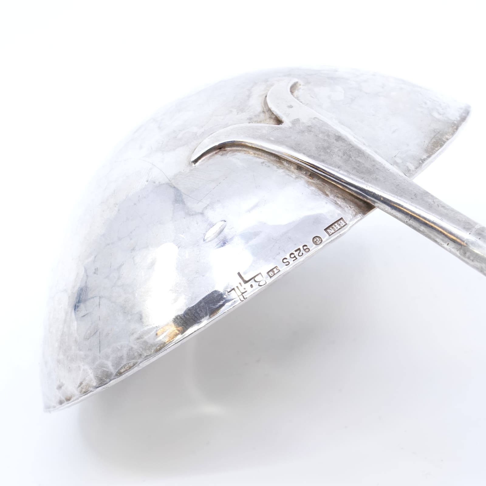 Soppslev med trähandtag Sterlingsilver - Birgitta Holmgren
