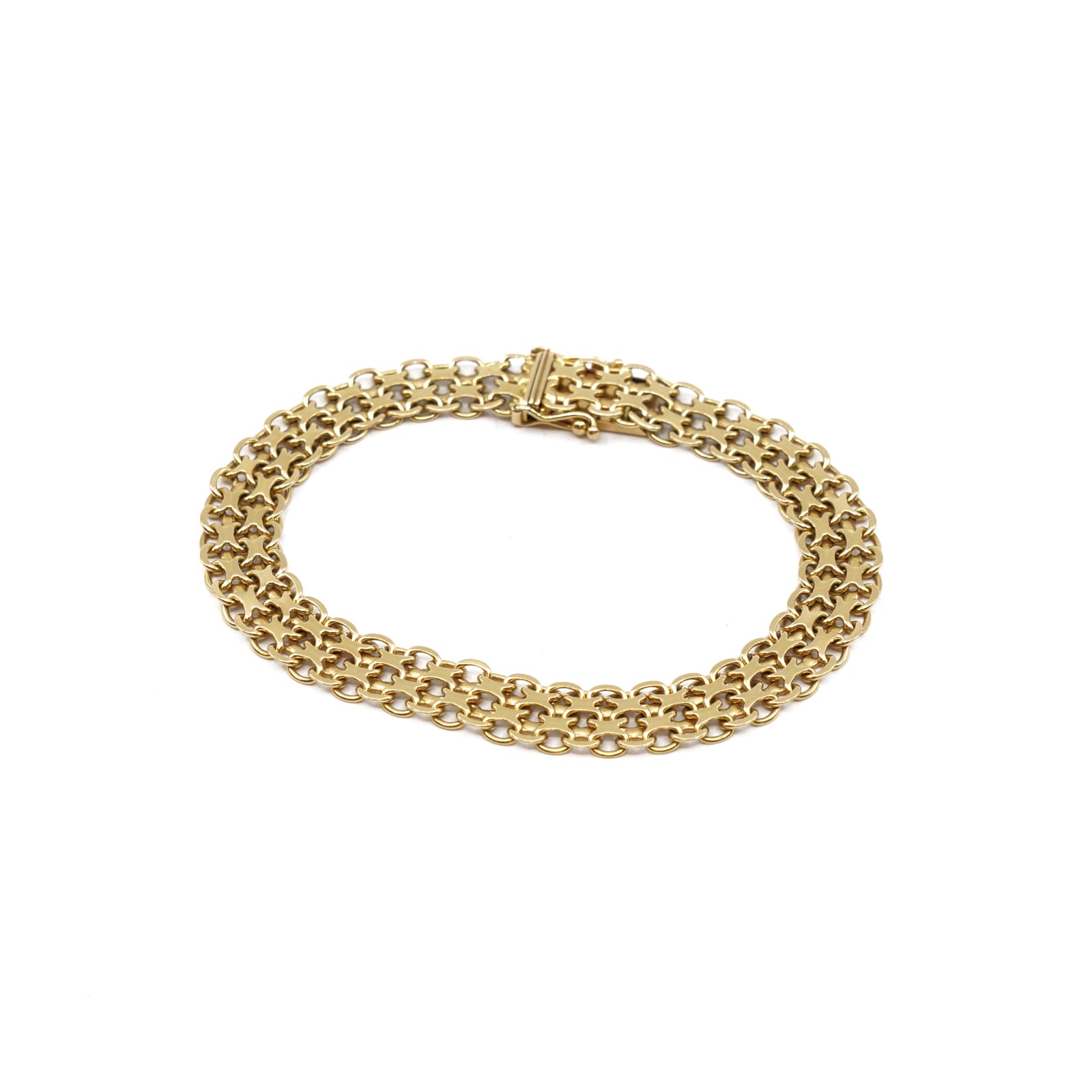 Armband X-länk Guld