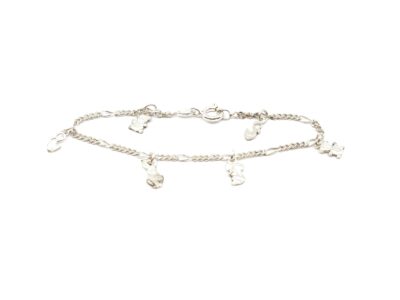 Armband Figaro Silver 925 Med berlocker