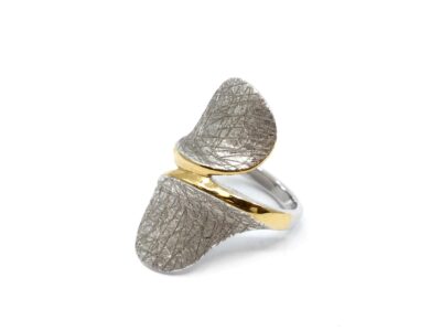 Ring Tvåfärgat Silver
