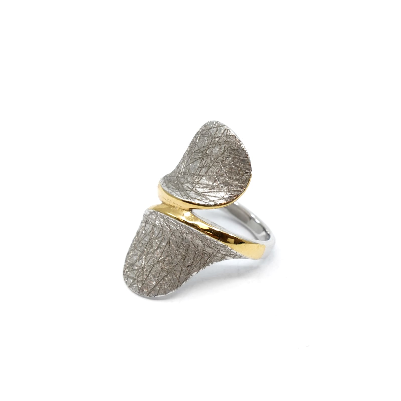 Ring Tvåfärgat Silver