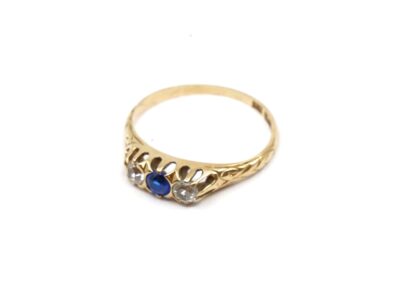 Ring Guld 18K Med stenar