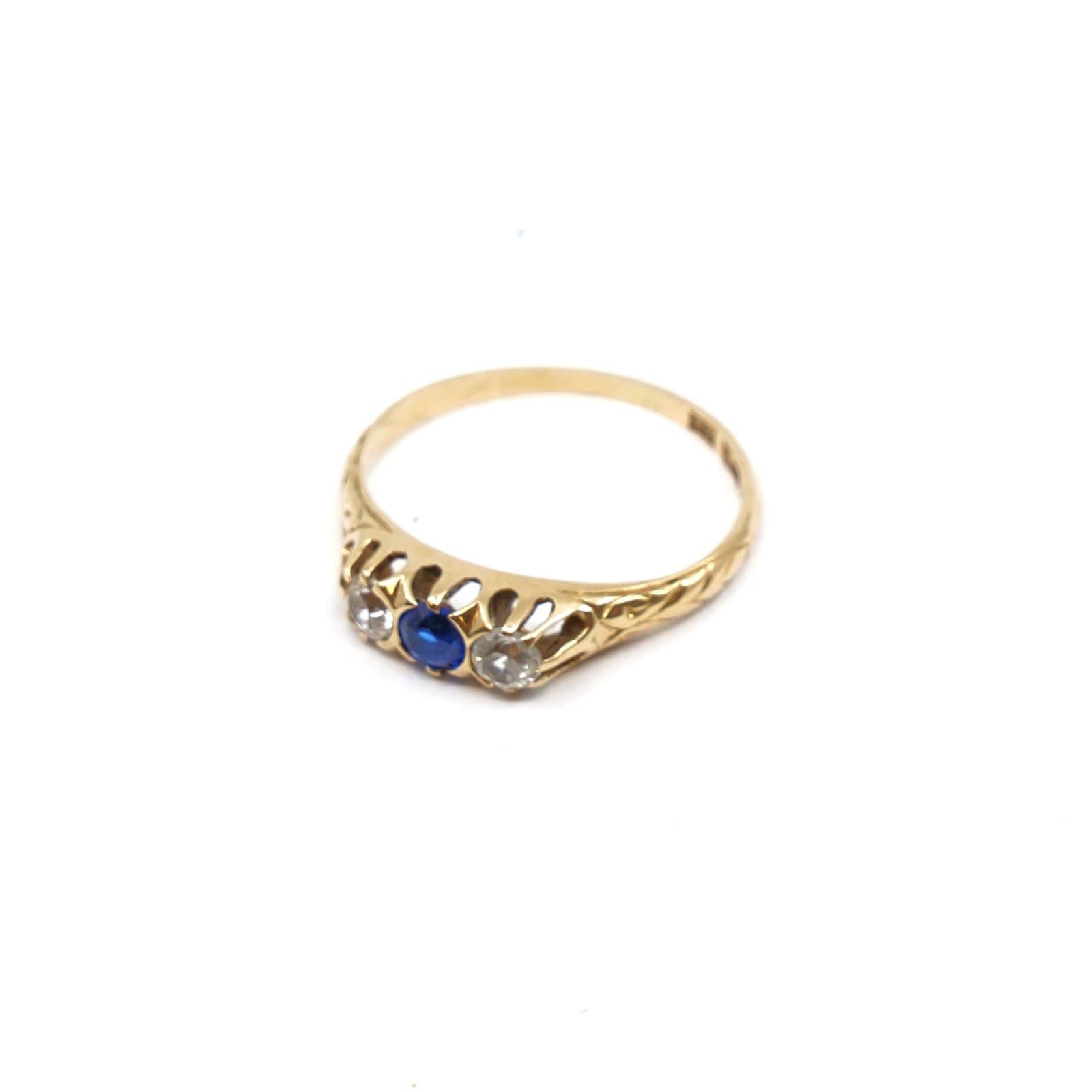 Ring Guld 18K Med stenar
