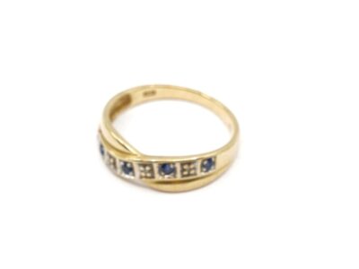 Ring Tvåfärgat Guld 18K Med stenar
