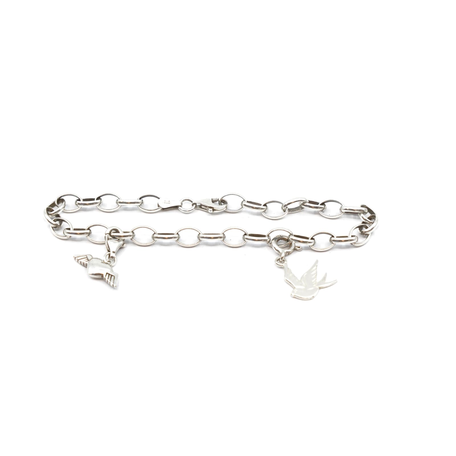 Armband Ankar Silver S925 Med 2st berlocker