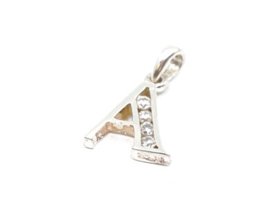 Hänge/berlock "A" Silver