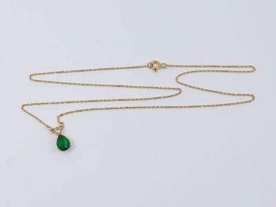 Collier Guld 21K 2,4g Längd 45,5cm