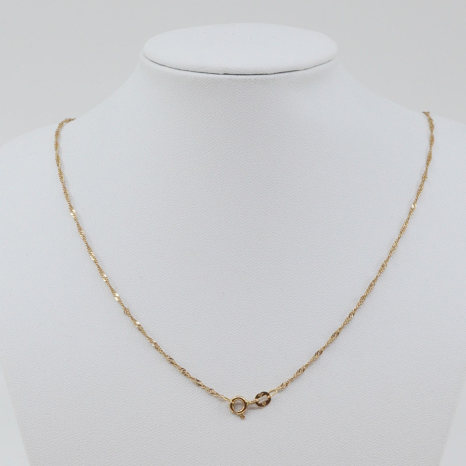 Halskedja Singapore 18K