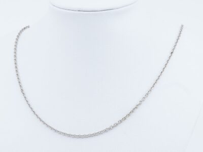 Halskedja Ankar Vitguld 18K