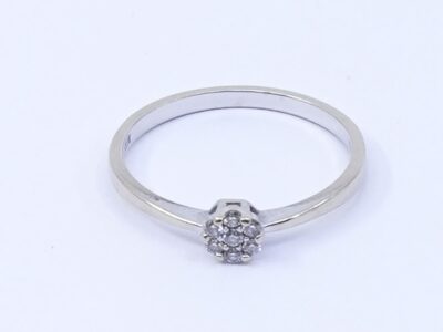 Ring Vitguld 18K
