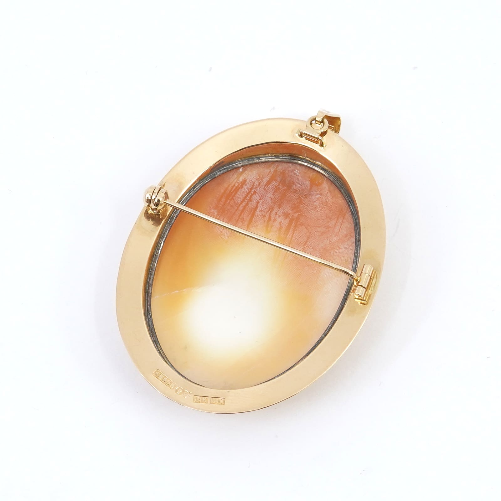 Hänge/brosch med camé Guld 18K