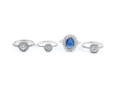 Ringar 4st Silver S925 9,9g Ø16