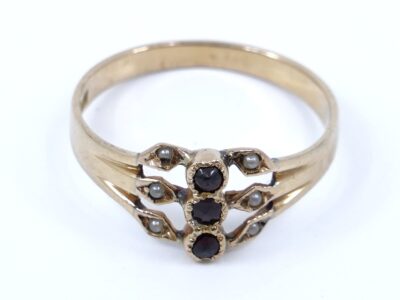Ring Guld 18K med stenar