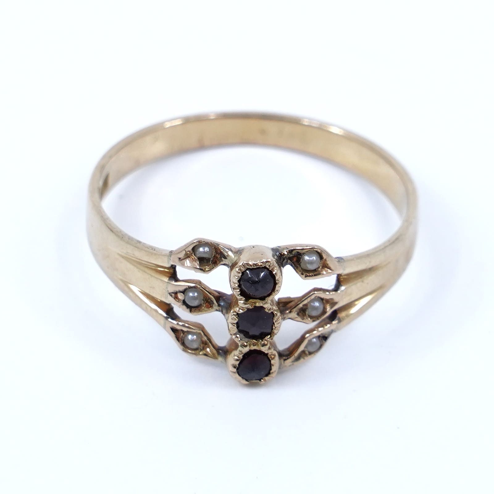 Ring Guld 18K med stenar